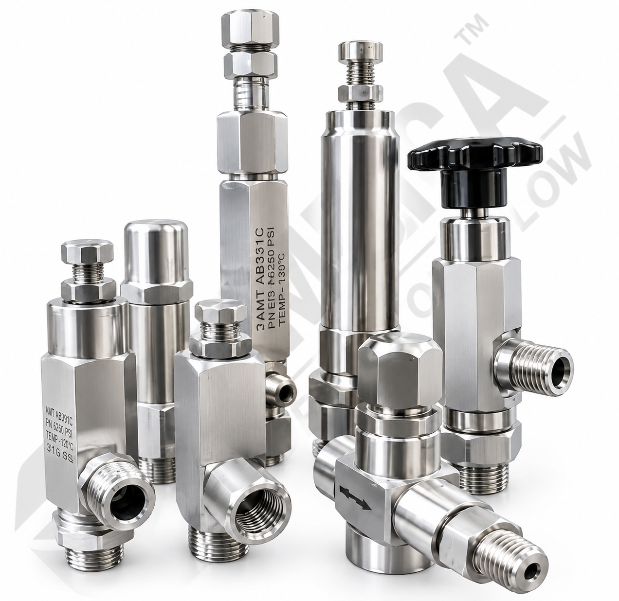 Stainless Steel Hydraulic Valve Showcase